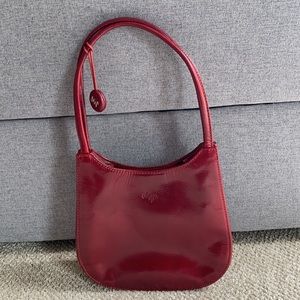 Monsac red scarlette Italian leather purse